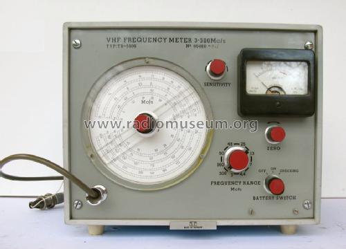 VHF Frequency Meter TR5106; Hiradástechnika (ID = 1405959) Ausrüstung