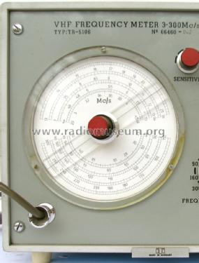 VHF Frequency Meter TR5106; Hiradástechnika (ID = 1405960) Equipment