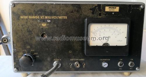 Wide Range Millivoltmeter TR-1302; Hiradástechnika (ID = 2718573) Equipment