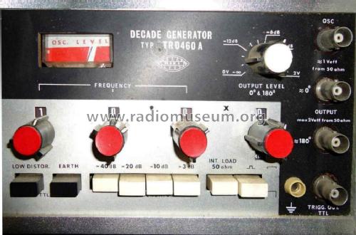 Decade Generator TR-0460A; Hiradástechnikai (ID = 975177) Ausrüstung
