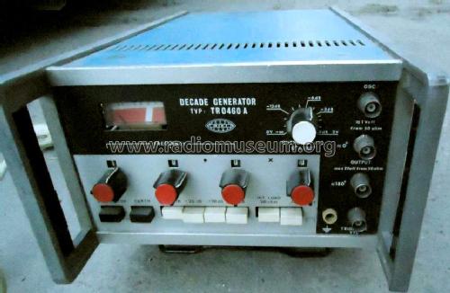 Decade Generator TR-0460A; Hiradástechnikai (ID = 975178) Equipment