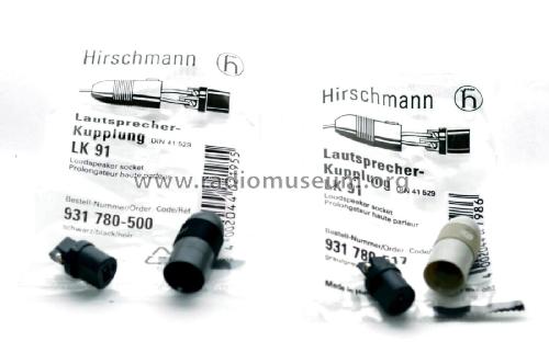 Lautsprecher-Kupplung LK9, LK91; Hirschmann GmbH & Co (ID = 3026167) Radio part