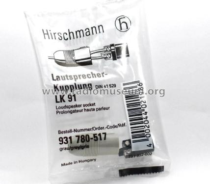 Lautsprecher-Kupplung LK9, LK91; Hirschmann GmbH & Co (ID = 3026170) Radio part