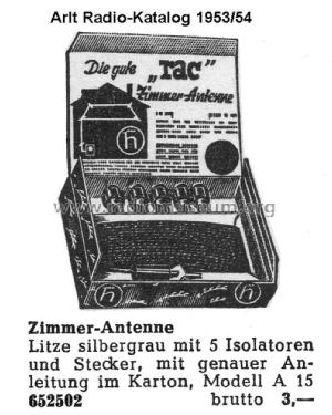 Zimmerantenne rac A15 / rac A20; Hirschmann GmbH & Co (ID = 2521029) Antenna