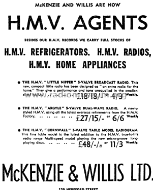 Argyle 525D; His Master's Voice N (ID = 2759680) Radio