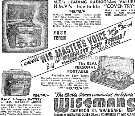 Coventry 485T-RG; His Master's Voice N (ID = 2759577) Radio