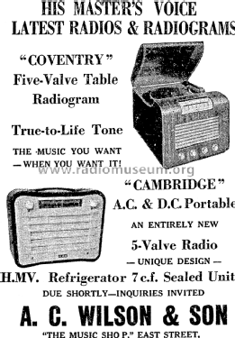 Coventry 505T-RG; His Master's Voice N (ID = 2759595) Radio