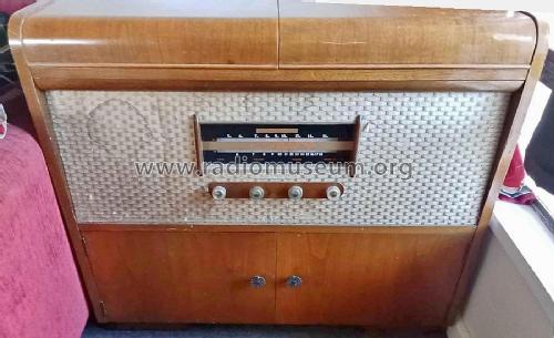 Dual Wave Console 6G2; His Master's Voice N (ID = 3068437) Radio