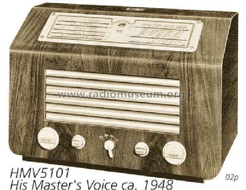 5101 Radio His Master's Voice Masters, HMV, H.M.V., Marconi 