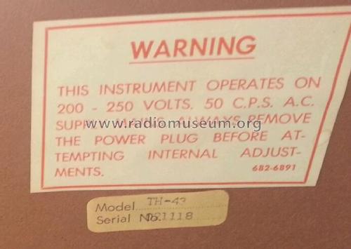 Norfolk TH-43 Ch= TH; His Master's Voice (ID = 2388903) Radio