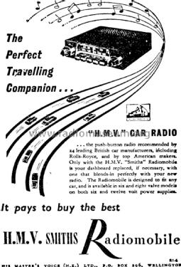 Radiomobile 203 XC; His Master's Voice N (ID = 2727816) Car Radio