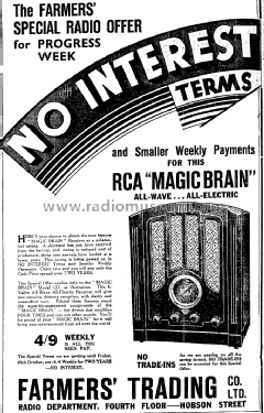 RCA Magic Brain 125; His Master's Voice N (ID = 2739089) Radio