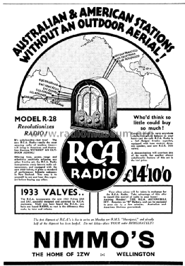 RCA R-28 Ch= R-28-P; His Master's Voice N (ID = 3048874) Radio