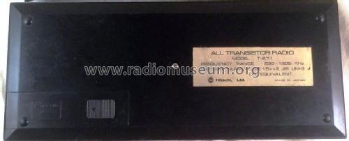 All Transistor T-671; Hitachi Ltd.; Tokyo (ID = 2104184) Radio