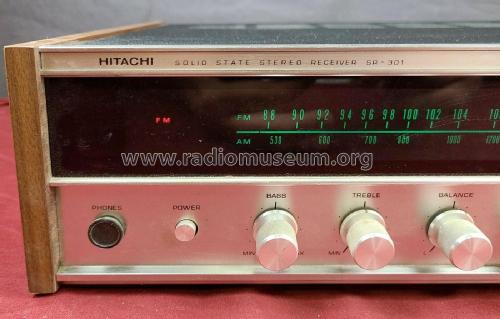 Solid State AM-FM Stereo Receiver SR-301; Hitachi Ltd.; Tokyo (ID = 2656446) Radio