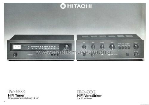 AM-FM Stereo Tuner FT-300; Hitachi Ltd.; Tokyo (ID = 1875902) Radio
