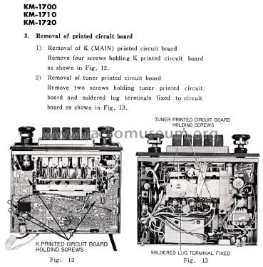 Autoradio KM-1720; Hitachi Ltd.; Tokyo (ID = 2694365) Car Radio