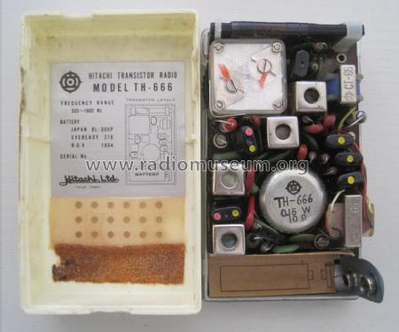 Carrie 6 Transistor TH-666; Hitachi Ltd.; Tokyo (ID = 2311517) Radio