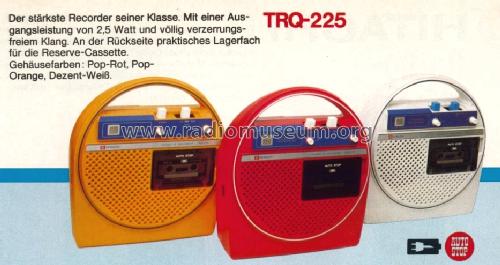 Cassette Tape Recorder TRQ-225; Hitachi Ltd.; Tokyo (ID = 492409) Reg-Riprod