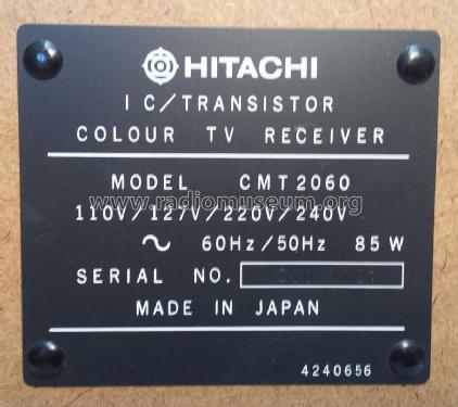 CMT 2060; Hitachi Ltd.; Tokyo (ID = 2144307) Televisore