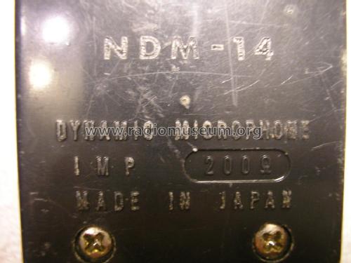 Dynamic Microphone NDM-14; Hitachi Ltd.; Tokyo (ID = 1976491) Mikrofon/TA