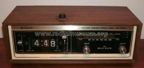 FM/AM Digital Clock Radio KC-533; Hitachi Ltd.; Tokyo (ID = 2032603) Radio