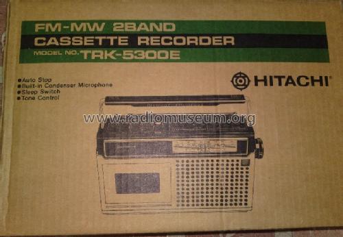 FM/MW Portable Radio Cassette Recorder TRK-5300 E; Hitachi Ltd.; Tokyo (ID = 1583615) Radio