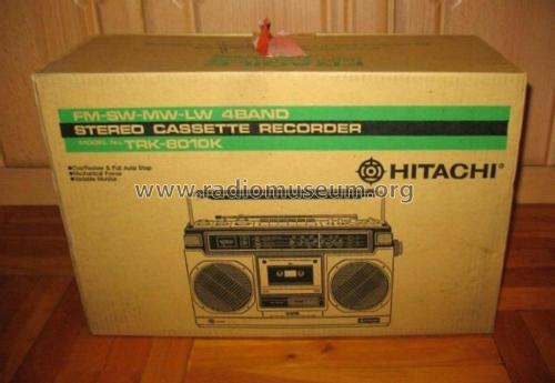 FM/SM/MW/LW Stereo Cassette Recorder TRK-8010 K; Hitachi Ltd.; Tokyo (ID = 2067744) Radio