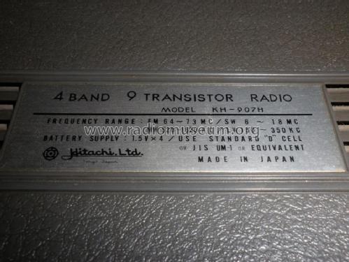 Hiphonic KH-907H; Hitachi Ltd.; Tokyo (ID = 1051674) Radio