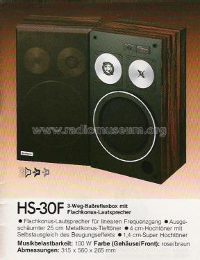 HS-30F; Hitachi Ltd.; Tokyo (ID = 2091270) Speaker-P