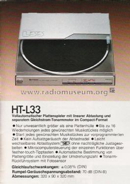 HT-L33; Hitachi Ltd.; Tokyo (ID = 1860768) R-Player
