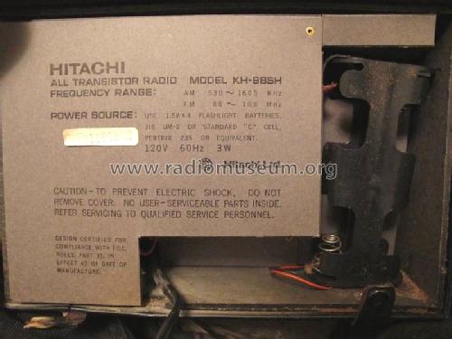 KH-965H; Hitachi Ltd.; Tokyo (ID = 964306) Radio