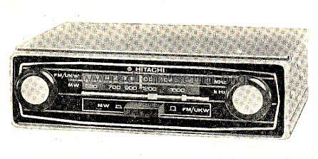 KM-1044F; Hitachi Ltd.; Tokyo (ID = 296635) Car Radio