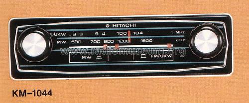 KM-1044F; Hitachi Ltd.; Tokyo (ID = 1595381) Car Radio