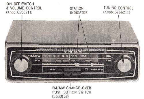 KM-1044F; Hitachi Ltd.; Tokyo (ID = 2038466) Car Radio