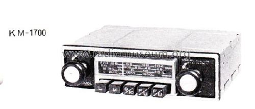 KM-1700; Hitachi Ltd.; Tokyo (ID = 1628729) Car Radio