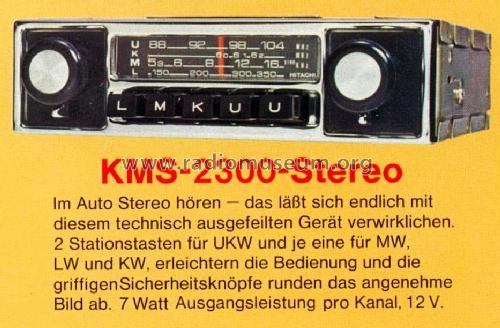 KMS-2300; Hitachi Ltd.; Tokyo (ID = 1591769) Car Radio