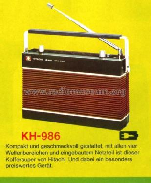 Auto Koffer-Radio 'Düsseldorf' KM-900K Radio Hitachi Ltd.; Tokyo