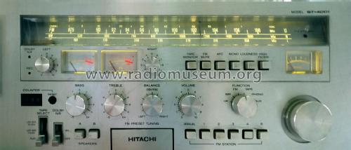 LW-MW-FM Stereo/ Cassette Recorder ST-4001; Hitachi Ltd.; Tokyo (ID = 2124452) Radio