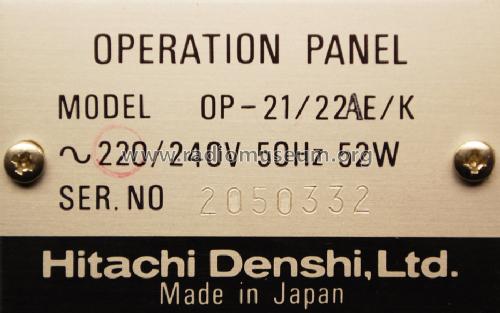 Operation Panel OP-221; Hitachi Ltd.; Tokyo (ID = 1429152) Diversos