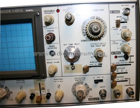 Oscilloscope V-550B; Hitachi Ltd.; Tokyo (ID = 1131587) Ausrüstung