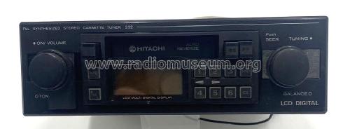 PLL Synthesized Stereo Cassette Tuner CSK-232ED; Hitachi Ltd.; Tokyo (ID = 2862940) Autoradio