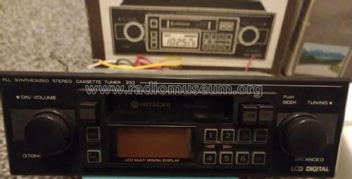 PLL Synthesized Stereo Cassette Tuner CSK-232ED; Hitachi Ltd.; Tokyo (ID = 2862947) Car Radio