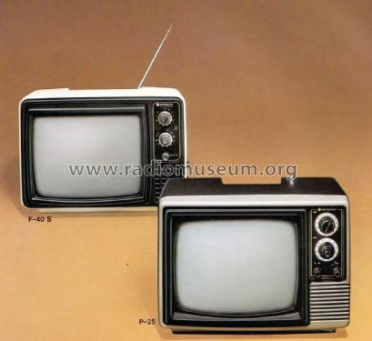 Portable B&W TV P-25; Hitachi Ltd.; Tokyo (ID = 1876023) Televisore