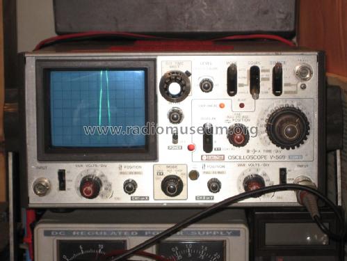 Portable Oscilloscope V-509; Hitachi Ltd.; Tokyo (ID = 1065255) Equipment