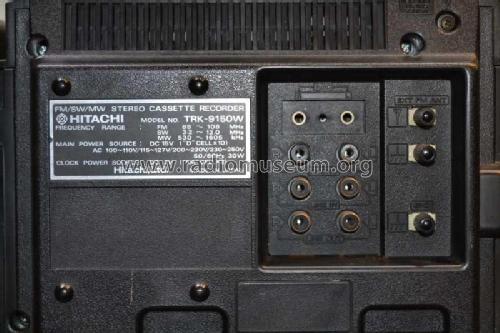 Radio Cassette Recorder TRK-9150W; Hitachi Ltd.; Tokyo (ID = 1846619) Radio