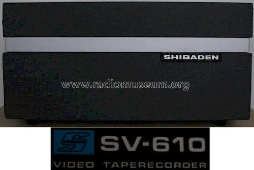 Shibaden Video Taperecorder SV-610E; Shibaden, Shiba (ID = 683981) R-Player