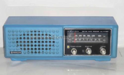 Solid State MW-SW Radio Receiver W-543 Radio Hitachi Ltd.; Tokyo