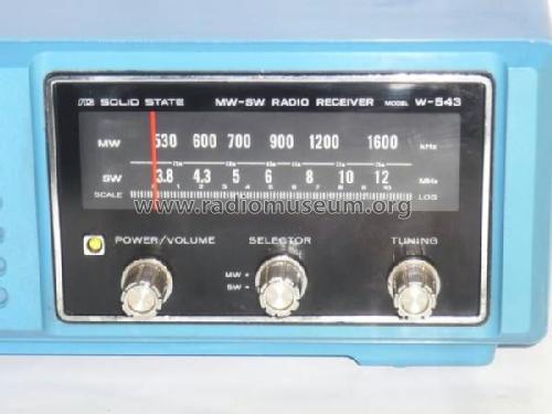 Solid State MW-SW Radio Receiver W-543; Hitachi Ltd.; Tokyo (ID = 1248001) Radio