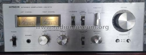 Stereo Amplifier HA-270; Hitachi Ltd.; Tokyo (ID = 2957559) Ampl/Mixer